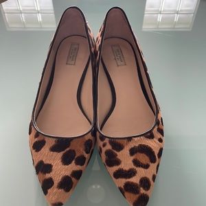 Vesta Skimmer flat ocelot print haircalf w/ grand OS technology. 8.5 size.
